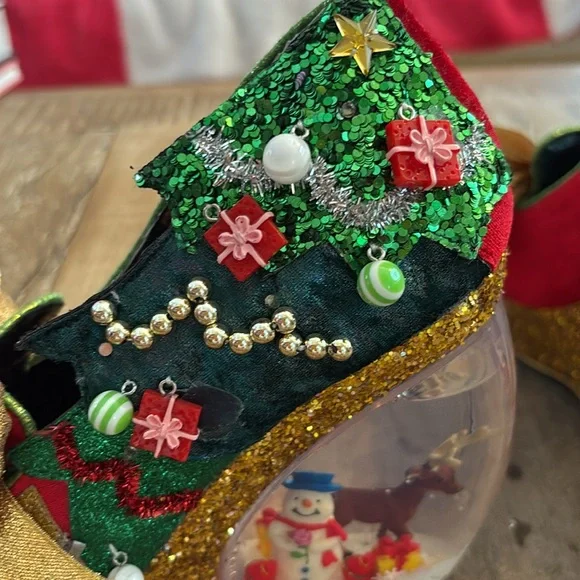 Irregular Choice Santa’s Globe Snowglobe Heels - Never Worn RARE - Picture 4 of 14